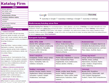 Tablet Screenshot of katalog-firm.uriko.pl